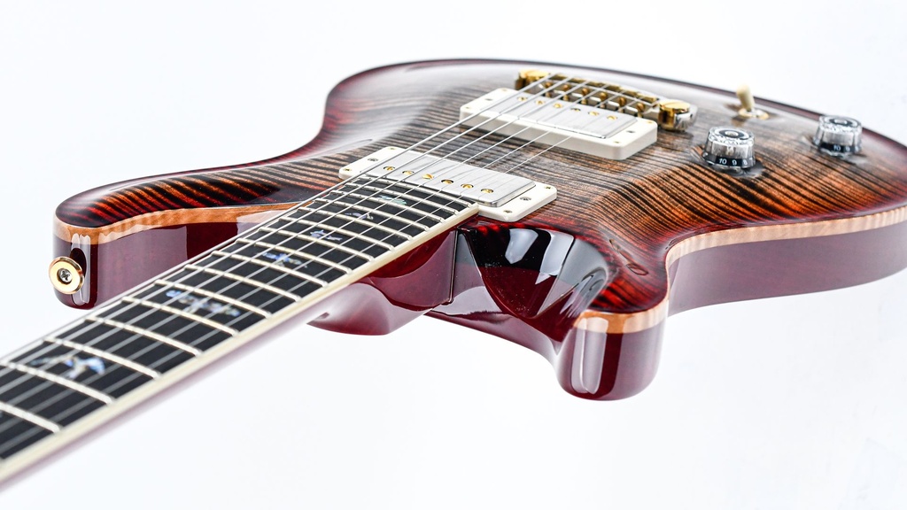 PRS McCarty WoodLibrary【最終値下げ】 PRS Wood Library McCarty 10 Top Charcoal Cherry Burst Lefty